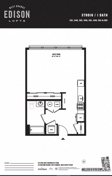 a floor plan of a bedroom apartment